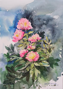 Roses are pink