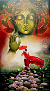 Buddha and Monk 6