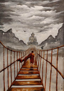 Buddha and monk child