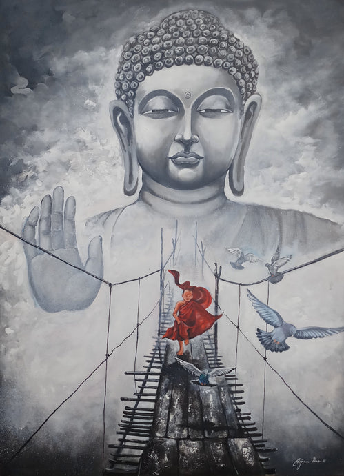 Buddha and monk child 11