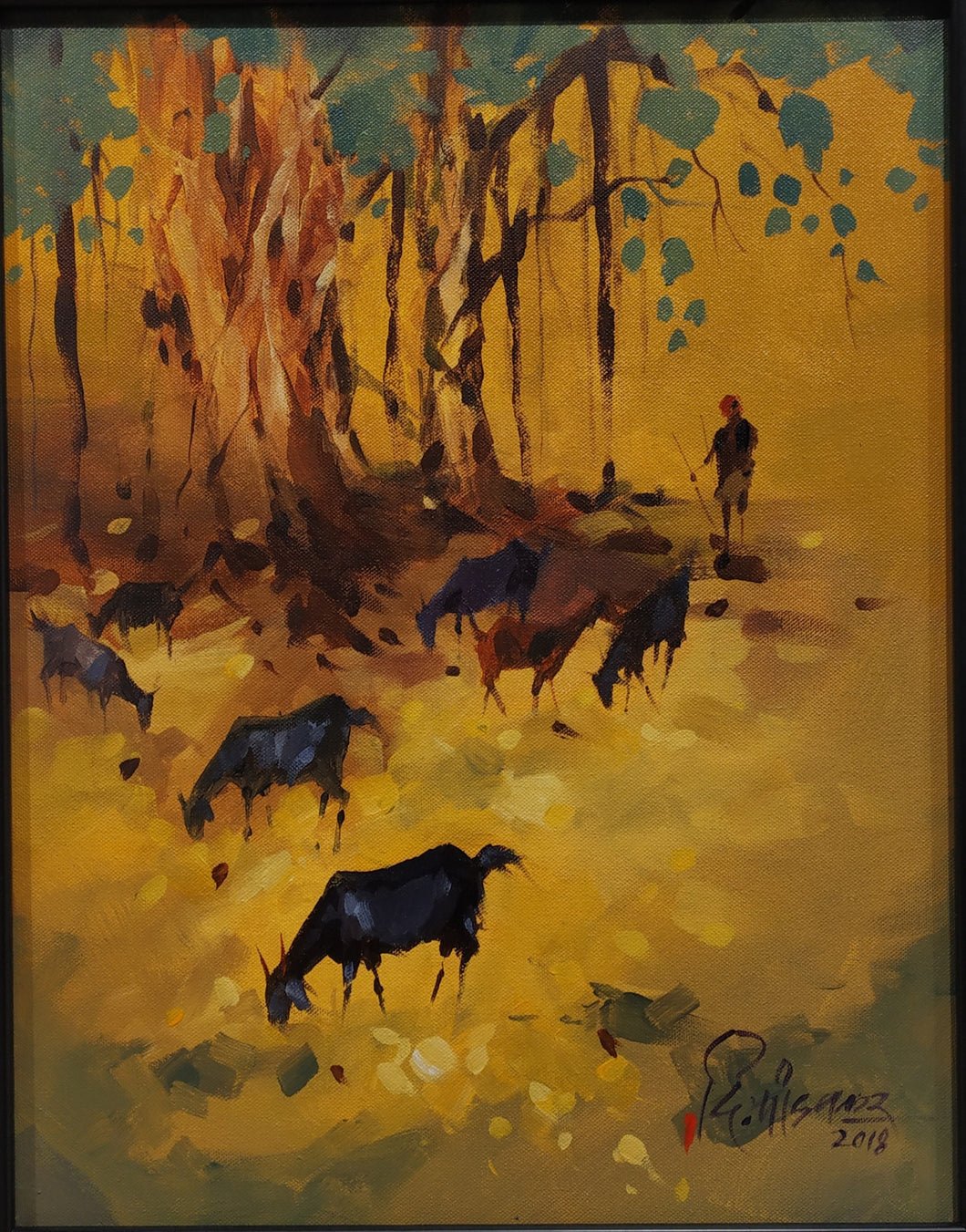 The goat herd