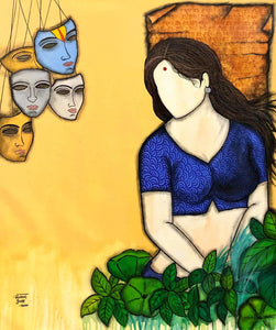 Radha in thought