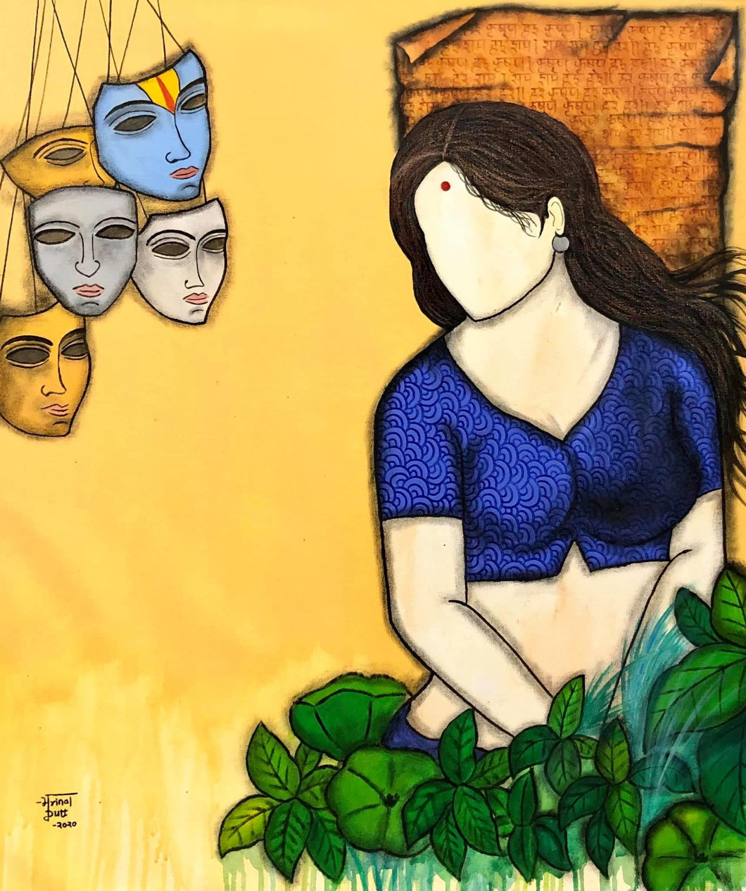 Radha in thought