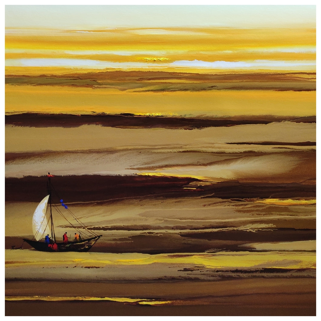 Sunrise on the sea