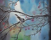 Grey Junko in Autumn