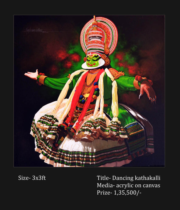 dancing kathakali