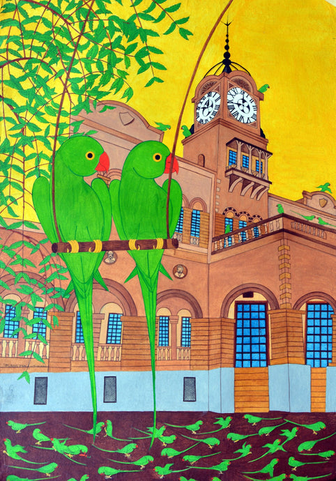 Swinging parrots