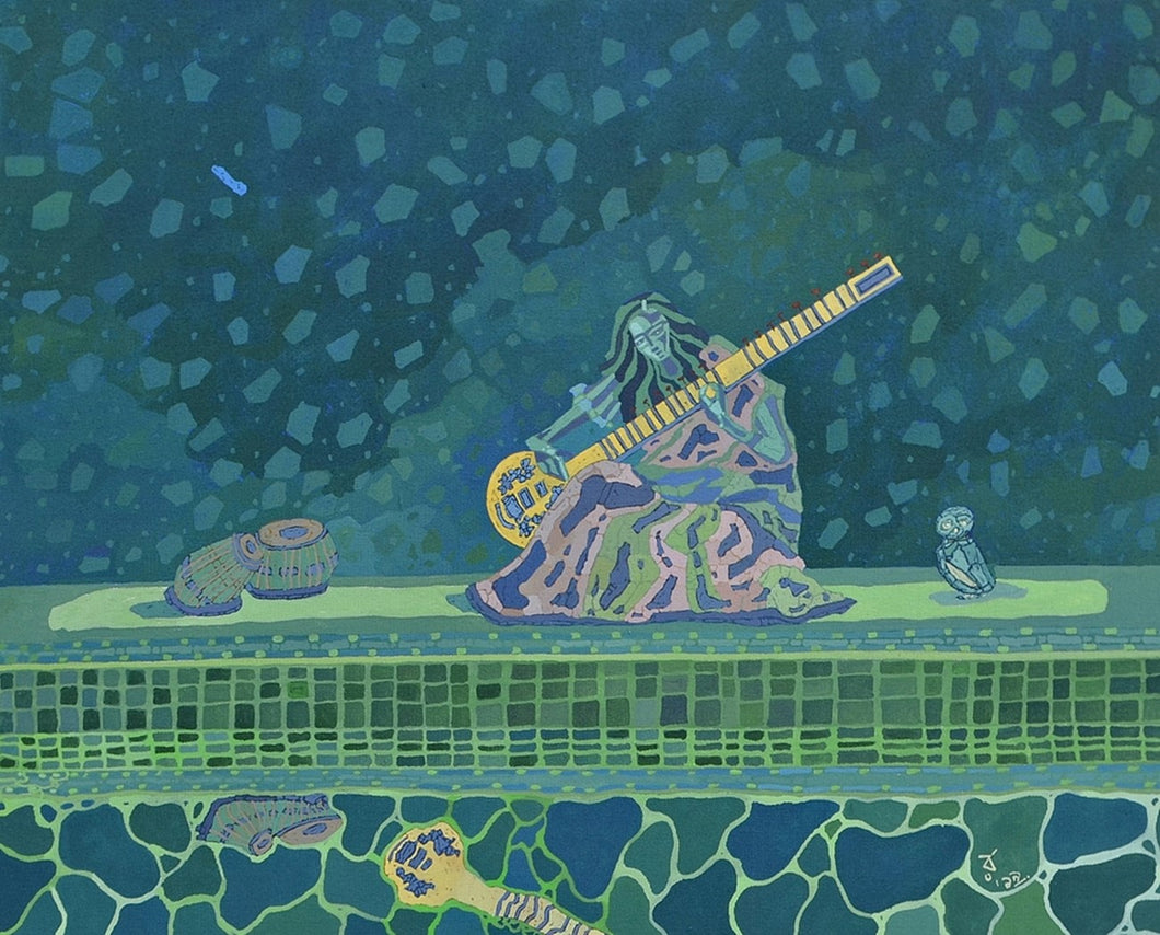 The yellow sitar