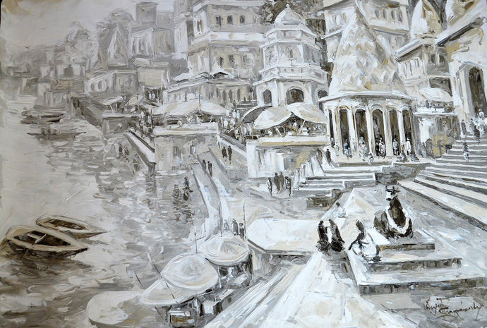 Ganga by the moonlight
