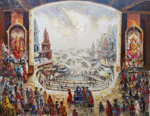 Panoramic View Benares