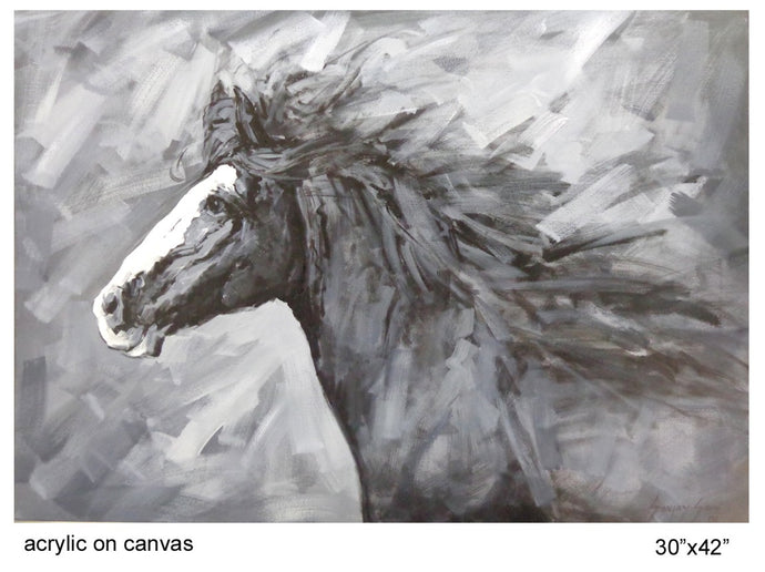 The white horse