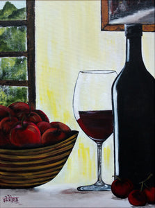 An evening with wine