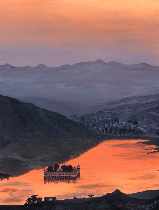 Sunrise on Jal mahal