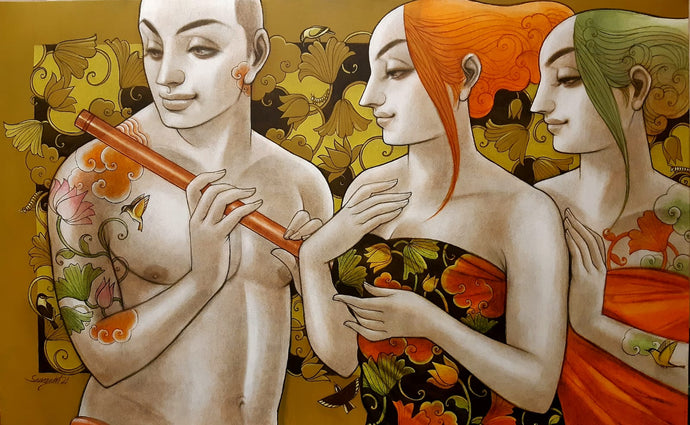 Krishna and Gopis