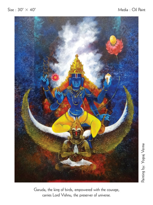 Vishnu on Garuda