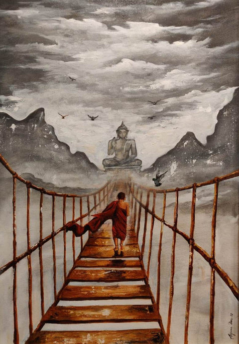 Buddha and monk child