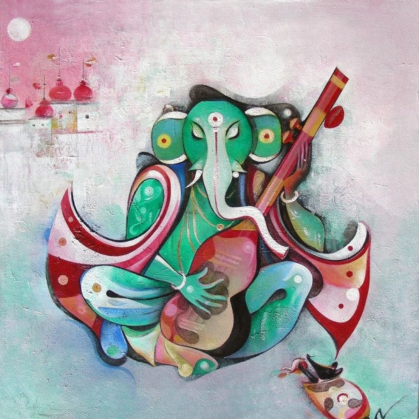 Musician Ganesha