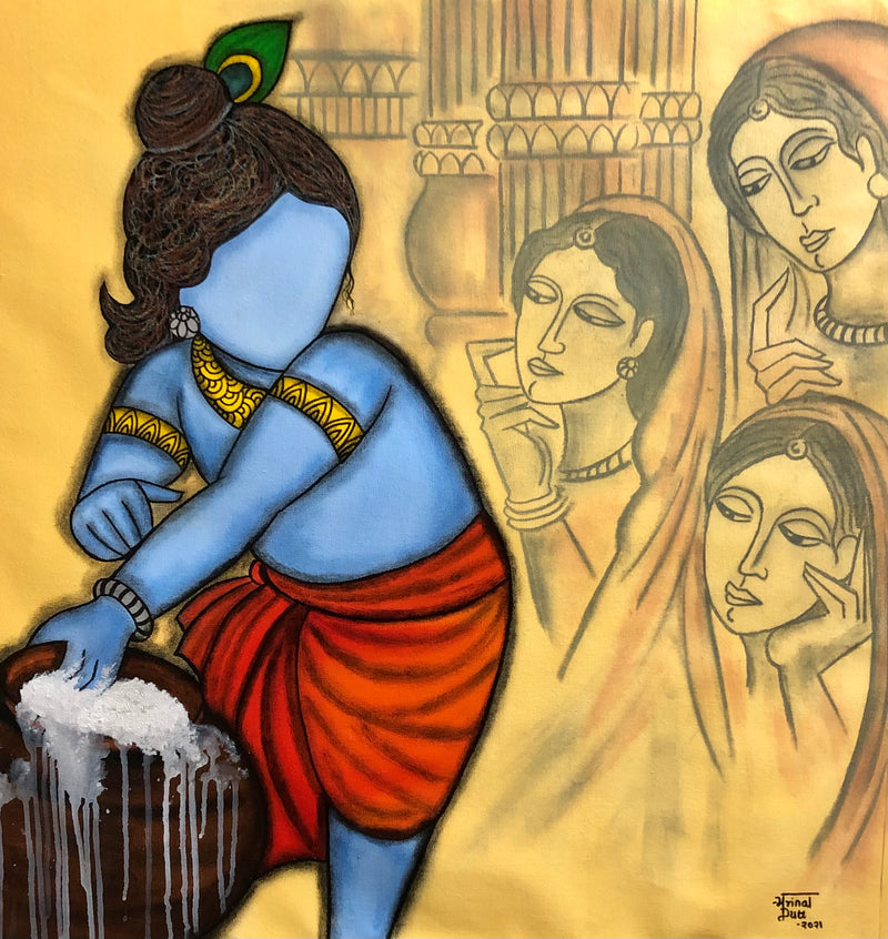 Makhanchor Krishna | Anna Kuzmina Art