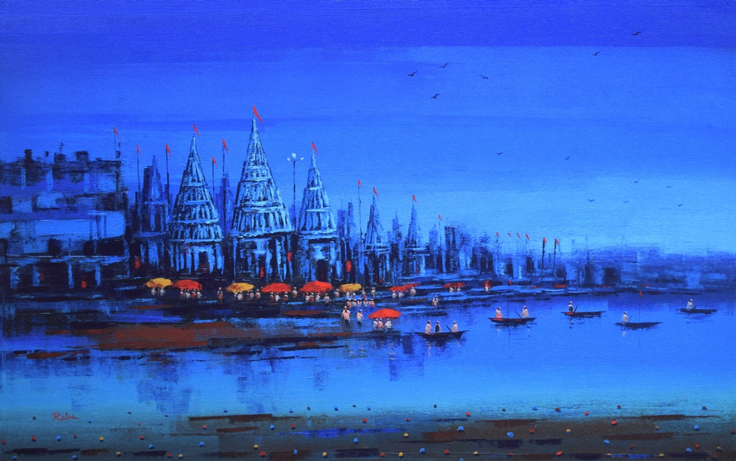 Benares ghat