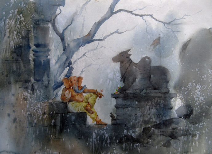 Ganesha and Nandi