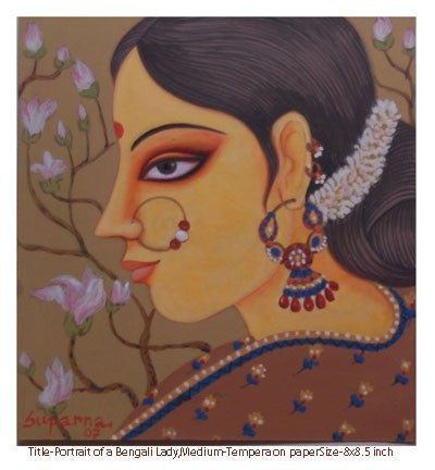 Portrait of a Bengali Lady